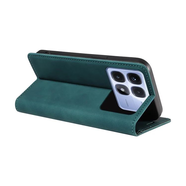 BETOPNICE 003 For Xiaomi Redmi K70 Ultra Wallet Case Stand Leather Phone Cover - Green