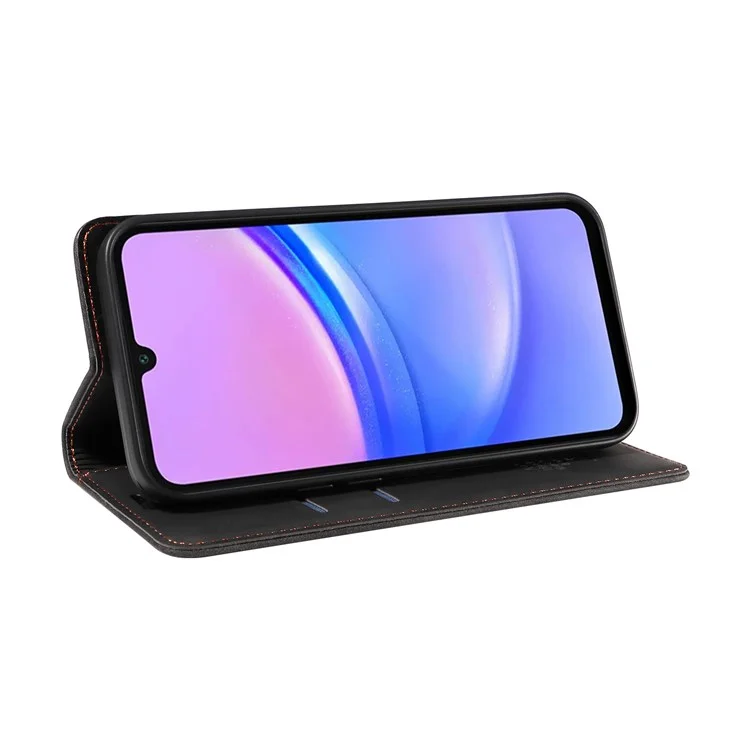 BETOPNICE 003 Чехол-книжка для Samsung Galaxy A16 5G / A16 4G с подставкой и защитой от царапин, кожаный чехол-бумажник для телефона - черный