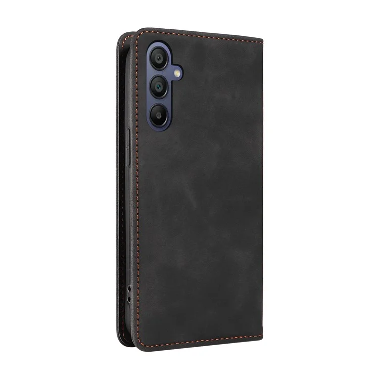 BETOPNICE 003 Чехол-книжка для Samsung Galaxy A16 5G / A16 4G с подставкой и защитой от царапин, кожаный чехол-бумажник для телефона - черный