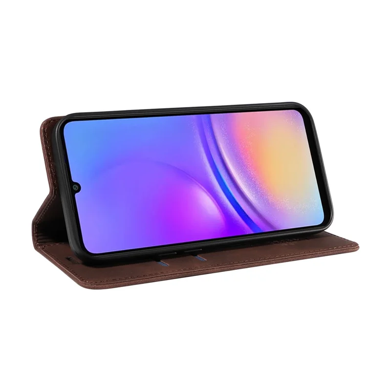 BETOPNICE 003 For Samsung Galaxy A06 4G Wallet Case Leather Phone Cover with Stand - Brown