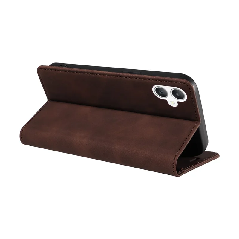 BETOPNICE 003 For Samsung Galaxy A06 4G Wallet Case Leather Phone Cover with Stand - Brown