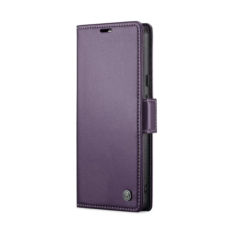 For Google Pixel 9 Pro XL Leather Case CASEME 023 RFID Blocking 3 Card Slot Mobile Cover - Purple