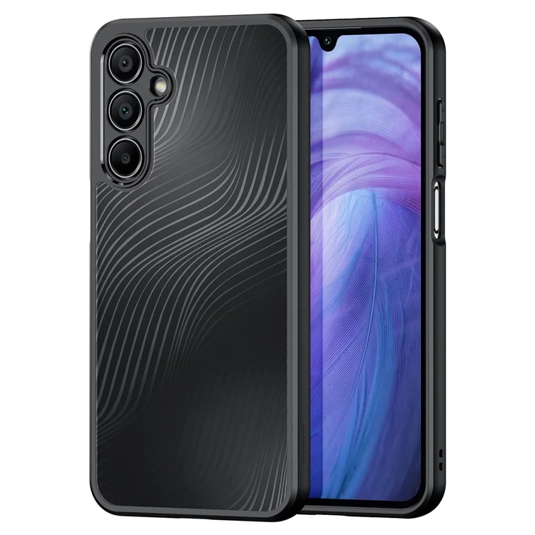 Dux Ducis Aimo -serie Für Samsung Galaxy A16 Case TPU+PC Matte Telefonabdeckung (reichweite Zertifizierung) - Schwarz