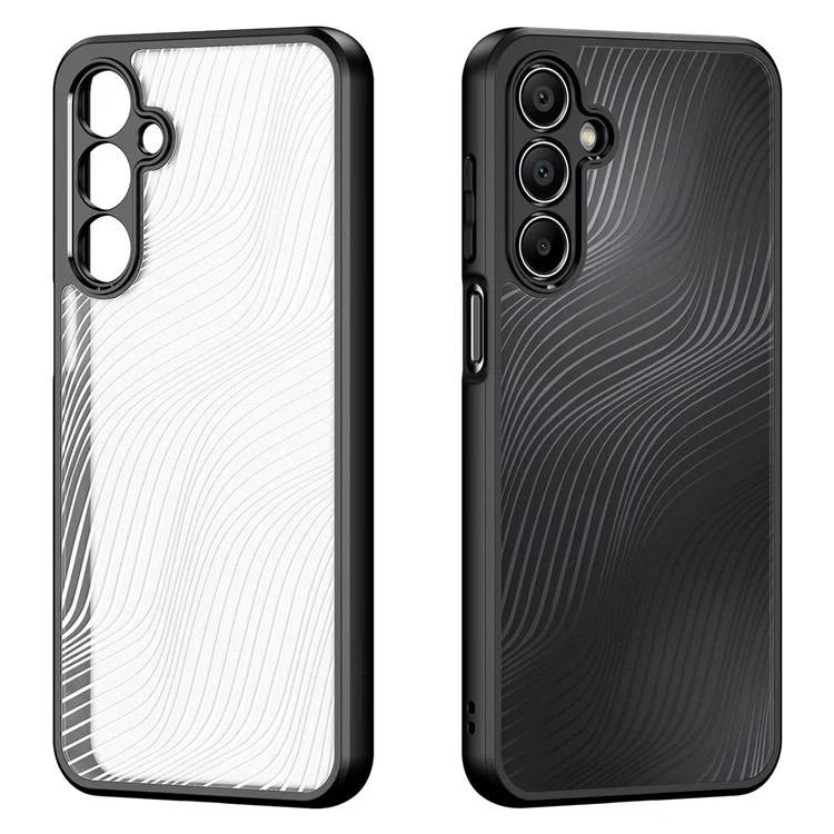 Dux Ducis Aimo -serie Für Samsung Galaxy A16 Case TPU+PC Matte Telefonabdeckung (reichweite Zertifizierung) - Schwarz