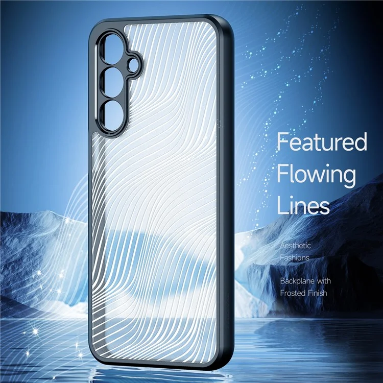 Dux Ducis Aimo -serie Für Samsung Galaxy A16 Case TPU+PC Matte Telefonabdeckung (reichweite Zertifizierung) - Schwarz