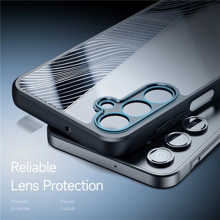 Dux Ducis Aimo -serie Für Samsung Galaxy A16 Case TPU+PC Matte Telefonabdeckung (reichweite Zertifizierung) - Schwarz
