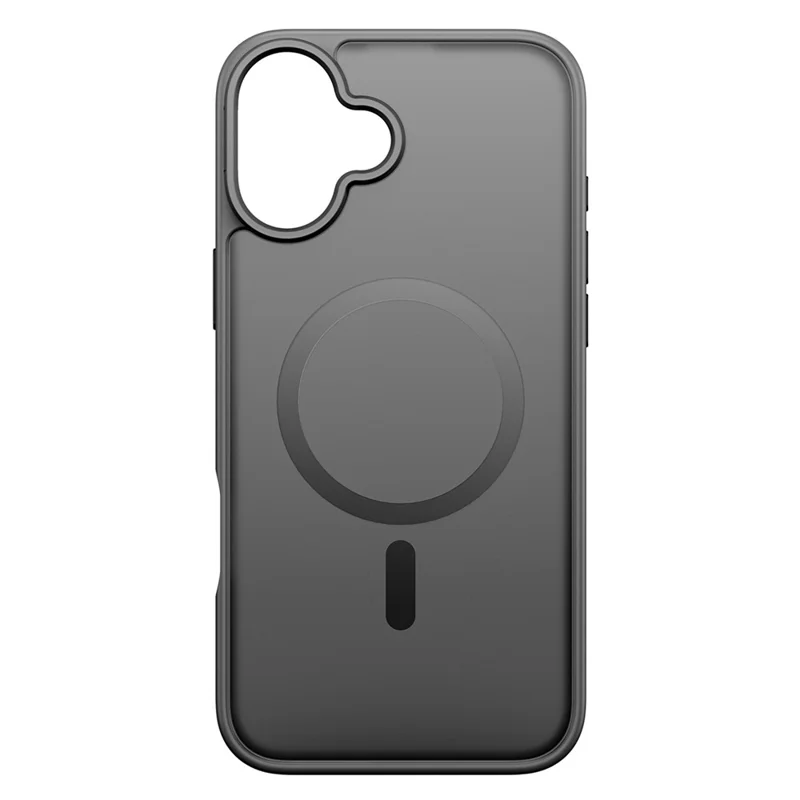 DUX DUCIS Yind Series For iPhone 16 Plus Case Compatible with MagSafe PC+TPU Matte Phone Cover - Black