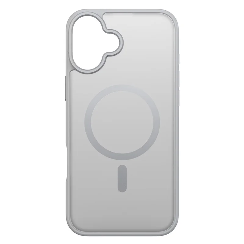 DUX DUCIS Yind Series For iPhone 16 Plus Case Compatible with MagSafe PC+TPU Matte Phone Cover - Gris