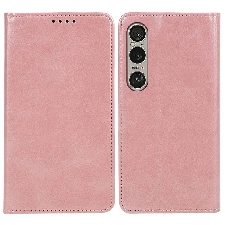 Para Sony Xperia 1 VI Case Tutor Carder Tpu TPU Shell Telephip Cover Cover - Oro Rosa
