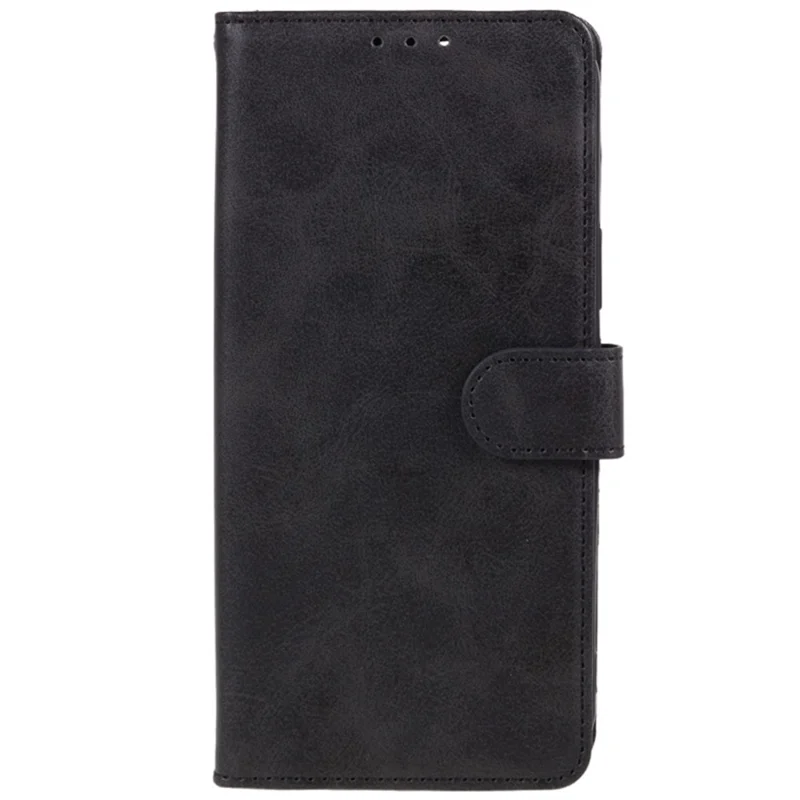 Für Sony Xperia 10 VI Case PU-Leder Kartenfächer Schutzhülle Kalbleder-Textur - Schwarz