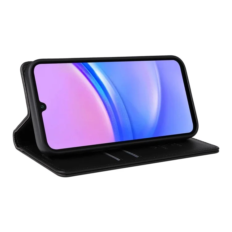 Yikatu YK-001 Для Samsung Galaxy A16 Case Stand Leather Phone Cover Song Magnetic Closure - Черный