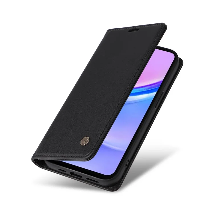 Yikatu YK-001 Для Samsung Galaxy A16 Case Stand Leather Phone Cover Song Magnetic Closure - Черный