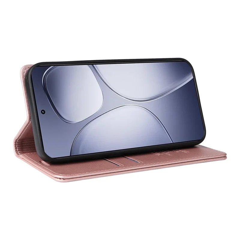 Yikatu Yk-001 Для Xiaomi Redmi K70 Ultra Case Stand Leather Phone Cople Сильный Магнитный Закрытие - Розовое Золото