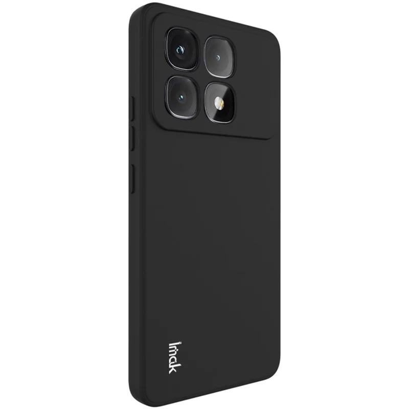 IMAK UC-4 Series for Xiaomi Redmi K70 Ultra TPU Case Soft Phone Cover Straight Edge - Black