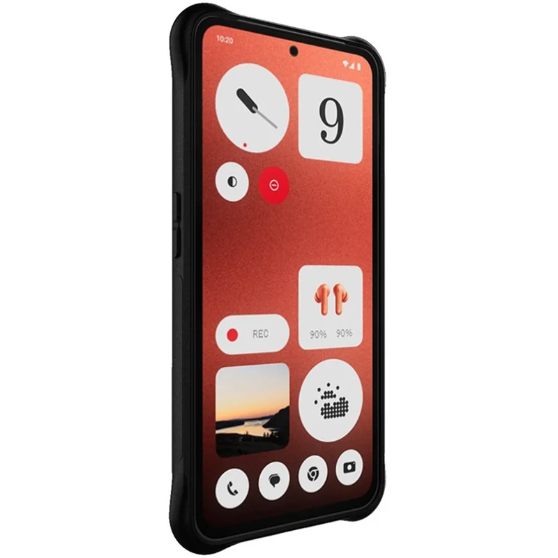 IMAK For Nothing CMF Phone 1 TPU Case Anti-Drop Airbag Soft Phone Cover - Schwarz