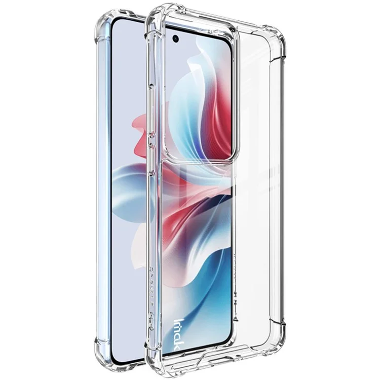 IMAK para Oppo F25 Pro 5G / Reno11 F 5G / Reno11 A 5G Carcasa PC+TPU Transparente Funda Protectora