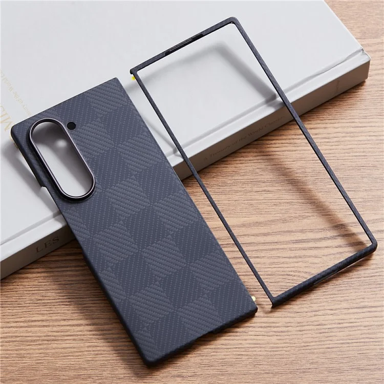 Pour Samsung Galaxy Z Fold5 5G Case de Carbone Texture de Fibre Aramide Couverture de Téléphone Compatible Avec Magsafe