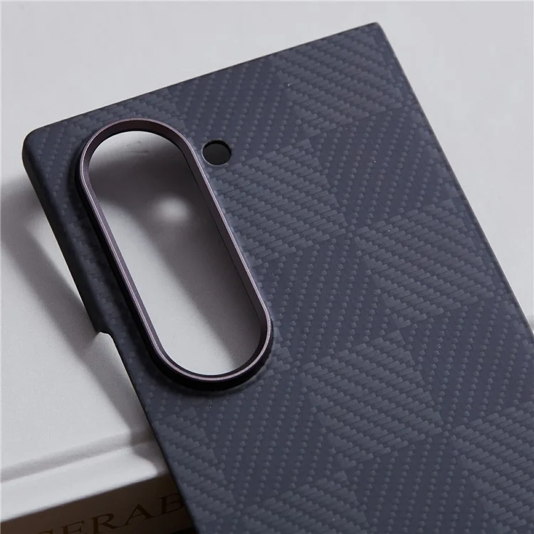 Pour Samsung Galaxy Z Fold5 5G Case de Carbone Texture de Fibre Aramide Couverture de Téléphone Compatible Avec Magsafe