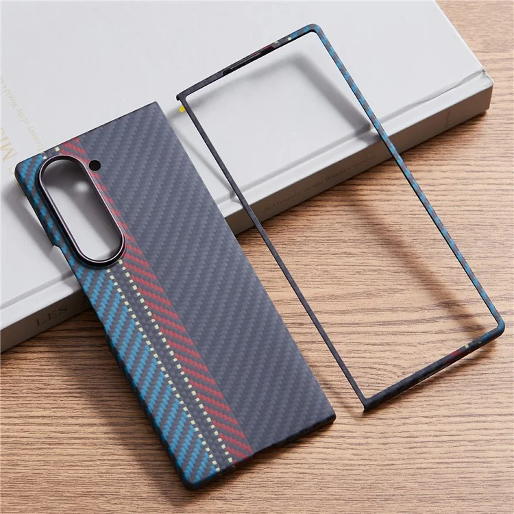 Para Samsung Galaxy Z Fold6 5g Case Compatível Com Mgsafe Color Padrão de Tabela de Fibra Aramida
