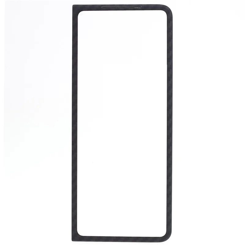 Pour Samsung Galaxy Z Fold6 5G Case 1500d Texture Grossière Couverture de Téléphone en Fibre Aramide Robuste - Noir
