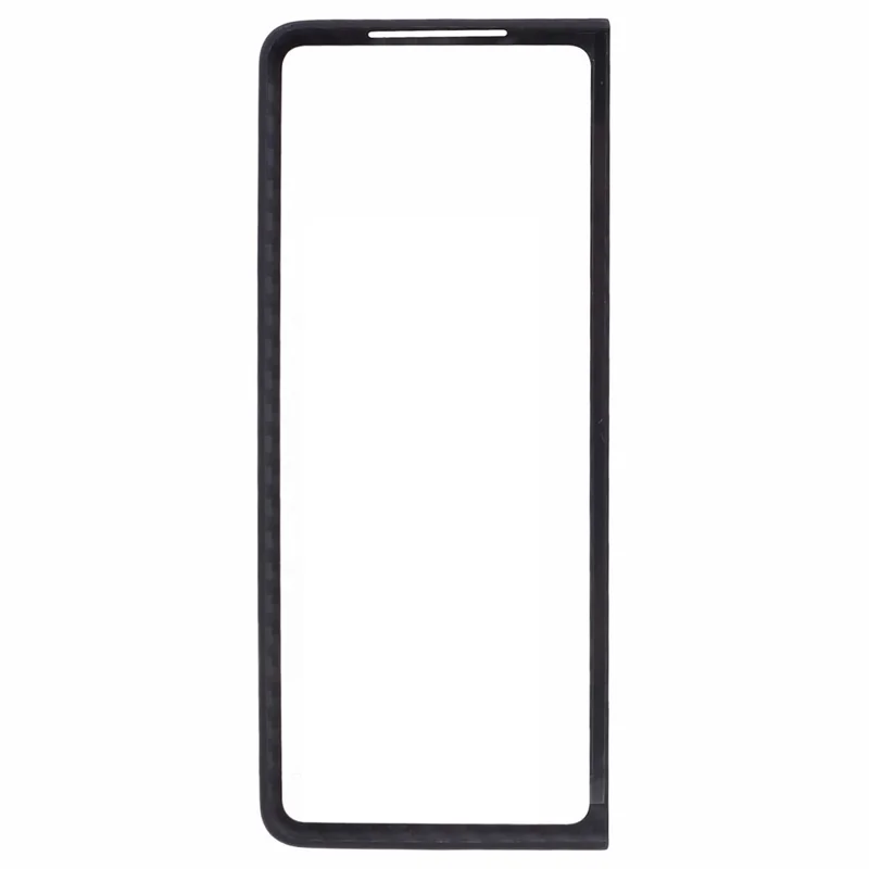 Pour Samsung Galaxy Z Fold6 5G Case 1500d Texture Grossière Couverture de Téléphone en Fibre Aramide Robuste - Noir