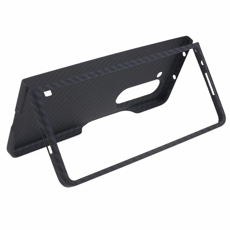 Pour Samsung Galaxy Z Fold6 5G Case 1500d Texture Grossière Couverture de Téléphone en Fibre Aramide Robuste - Noir