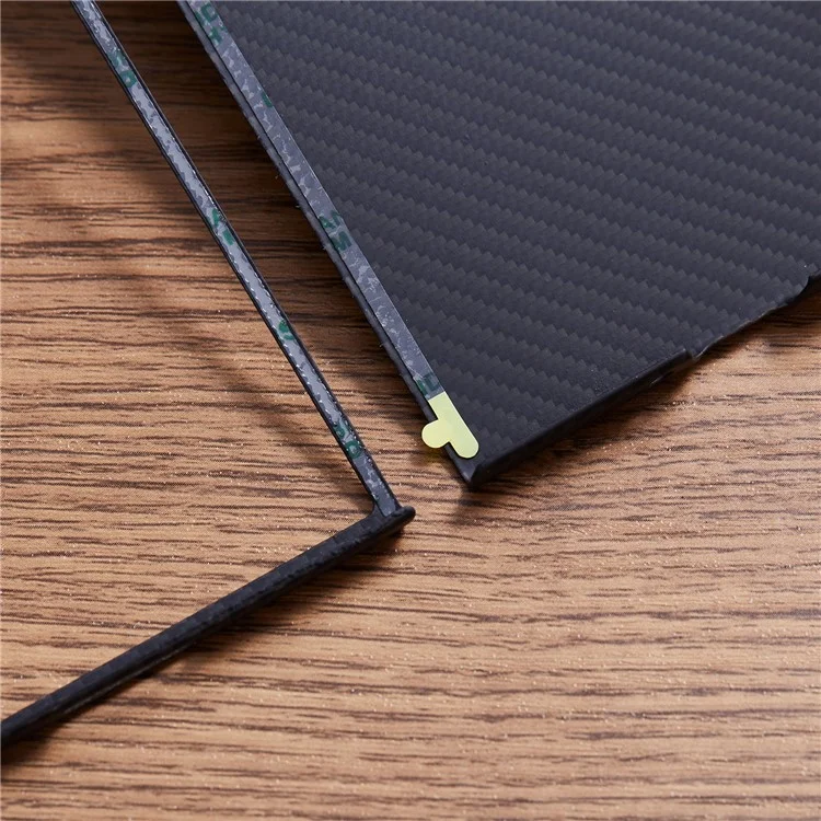 Pour Samsung Galaxy Z Fold5 5G Case 600D Texture Fine Aramide Couverture de Téléphone Fibre Coupe - Noir