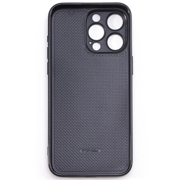 Pour L'iphone 15 Pro Max Case Compatible Avec Magsafe pc + Tpu Skin-Touch Texture Téléphone Cover - Noir