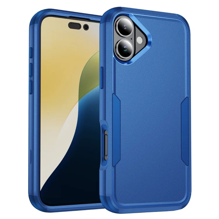 Custodia Commuter Series per iPhone 16 3-in-1 Resistente agli urti TPU+PC Cover per telefono - Zaffiro
