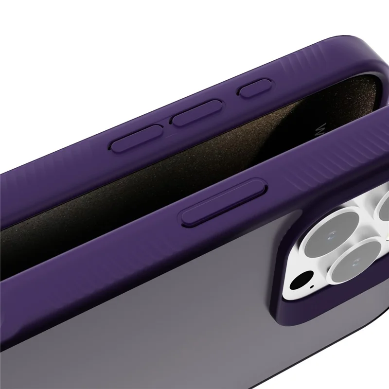 G Style For iPhone 16 Pro Case Skin-Touch Matte TPU+PC Phone Cover - Black