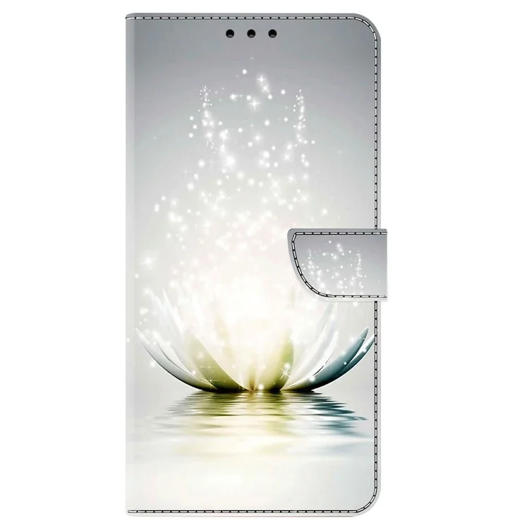 Pour Sony Xperia 1 VI Étui 3D Motif PU Cuir Portefeuille Housse Téléphone avec Support - Lotus
