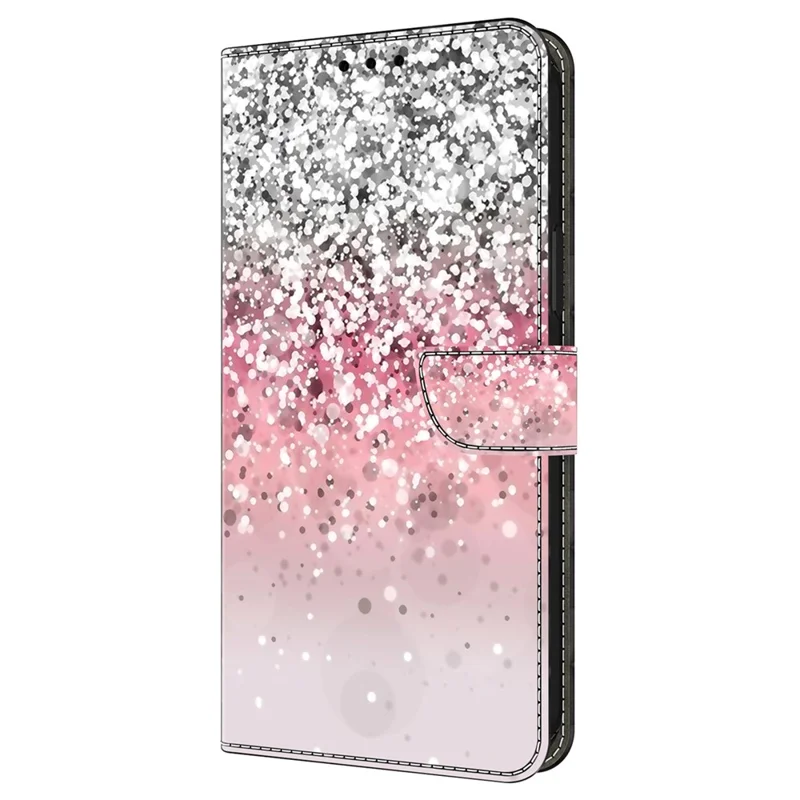 Para Iphone 16 Pro Max Case Magnetic Clap 3D Patrón de Patrón de Cuero Cubierta de Teléfono de la Billetera - Gradiente