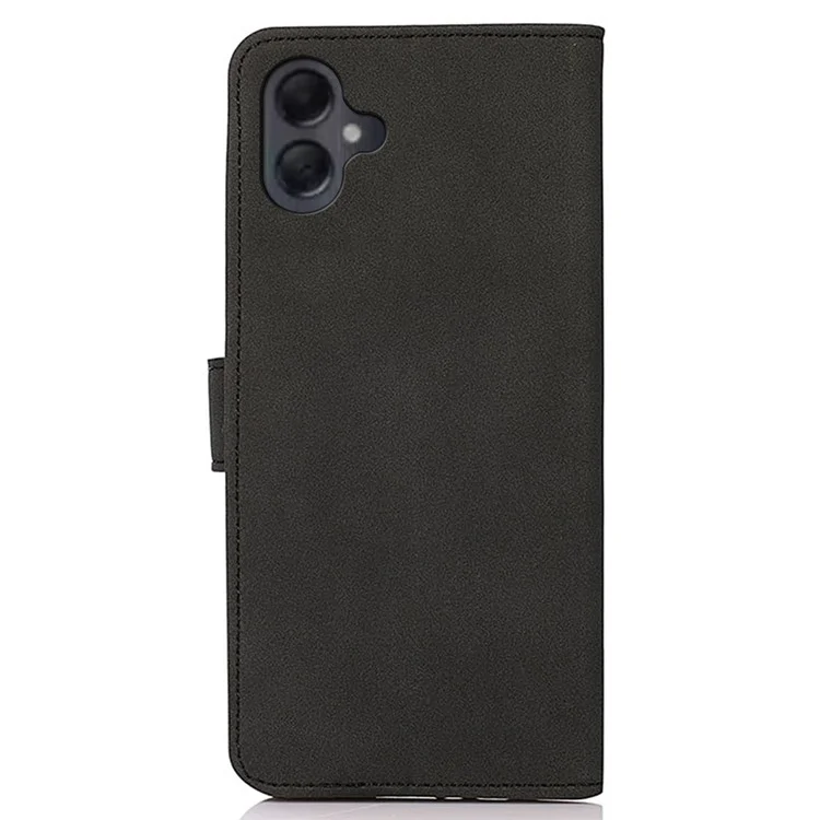 KHAZNEH Per Samsung Galaxy A06 Stand Case Custodia in Pelle PU Wallet Phone Cover - Nero