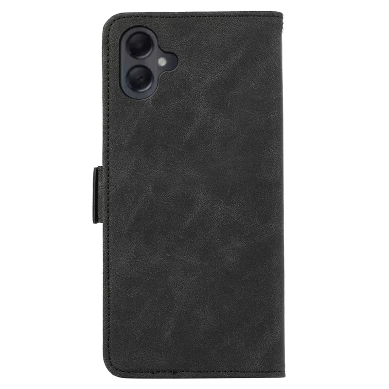 Abeel For Samsung Galaxy A06 Case pu Folio Stand Stand View Rfid Bloqueando Capa de Telefone - Preto
