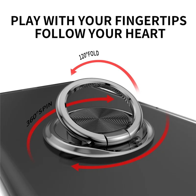 Per iPhone 16 Plus Case Electroplating Kickstand TPU Phone Cover Magnetic Car Mount - Argento