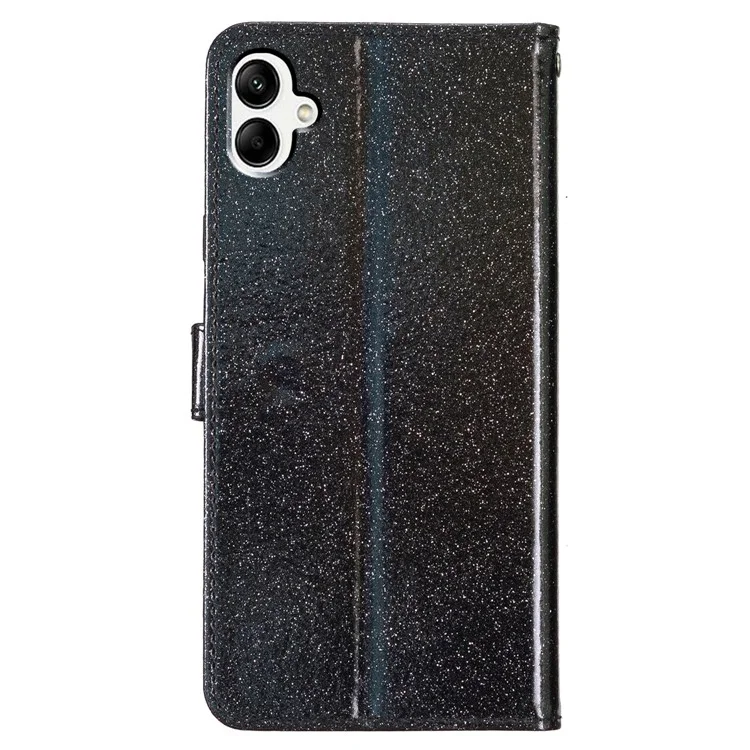 Для Samsung Galaxy A06 Case Case Blitter Antipratch Кожаная Крышка Телефона. - Черный