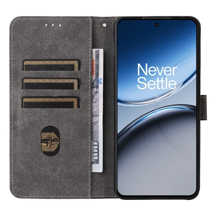 Per OnePlus Nord 4 Wallet Case RFID Blocking PU Leather Cover Stand View - Nero