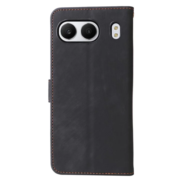 Per OnePlus Nord 4 Wallet Case RFID Blocking PU Leather Cover Stand View - Nero