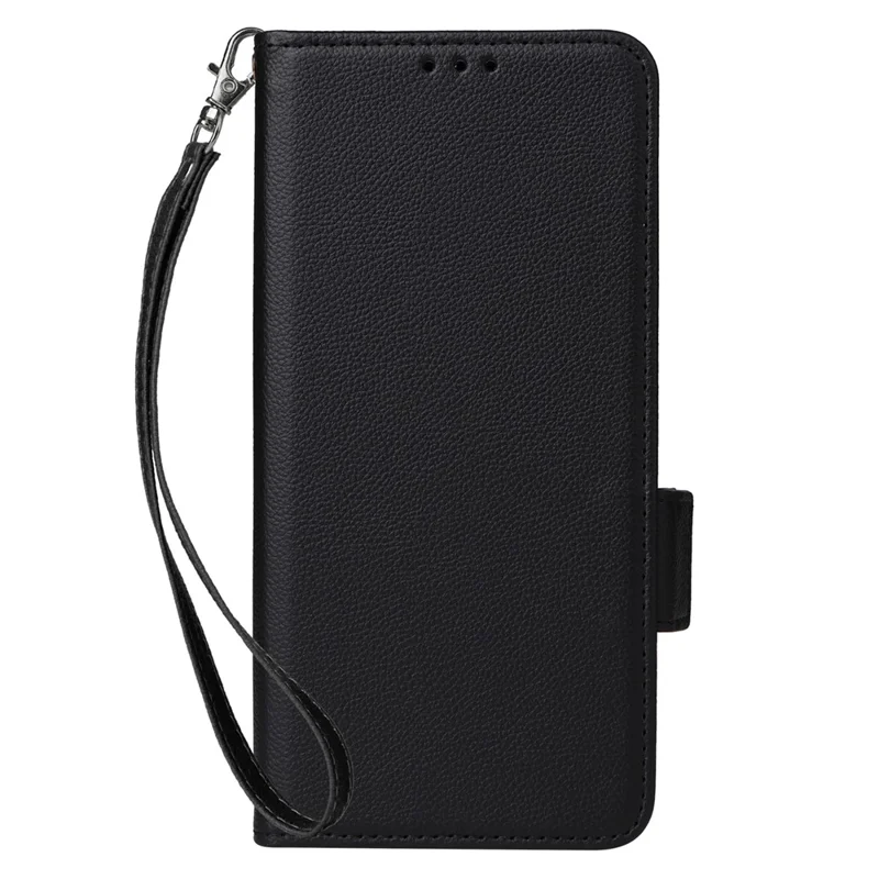 Para OnePlus Nord 4 Case Litchi Texture PU Cuero de Cuero Flip Cover Phone - Negro