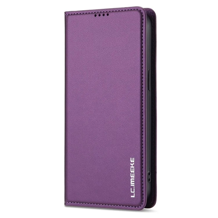 LC.IMEEKE L1-Serie für iPhone 14 Pro Case PU-Leder-Wallet-Stand Schutzhülle - Lila