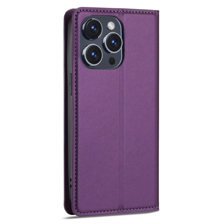 LC.IMEEKE L1-Serie für iPhone 14 Pro Case PU-Leder-Wallet-Stand Schutzhülle - Lila