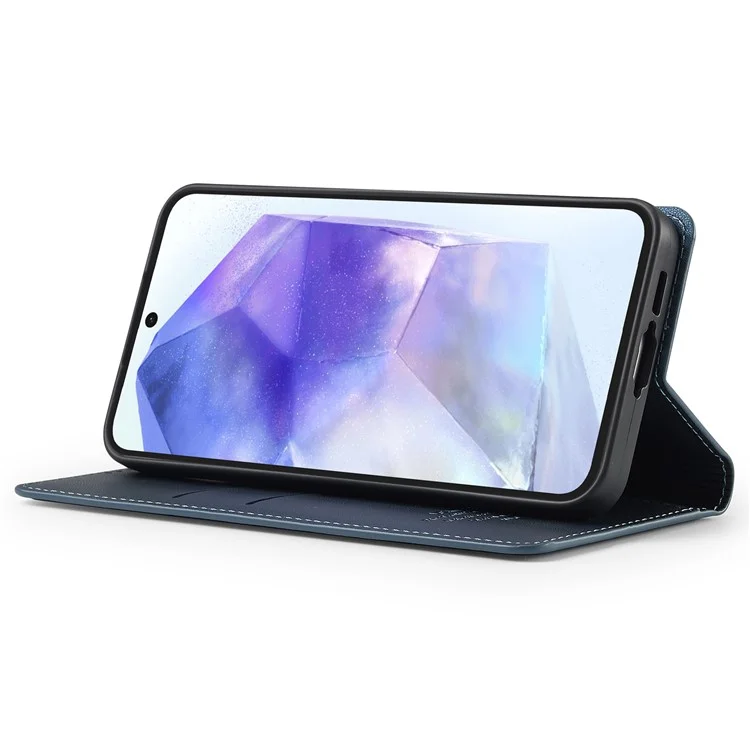 Lc. Серия Imeeke L1 Для Samsung Galaxy A15 5G Case Case Кожаный Кошелек Для Защитной Телефонной Крышки Телефона - Синий