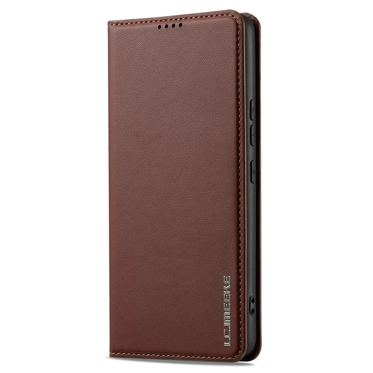 Lc. Série Imeeke L1 Pour Samsung Galaxy A53 5G pu Leather Wallet Stand Protection Phone Cover - Brun