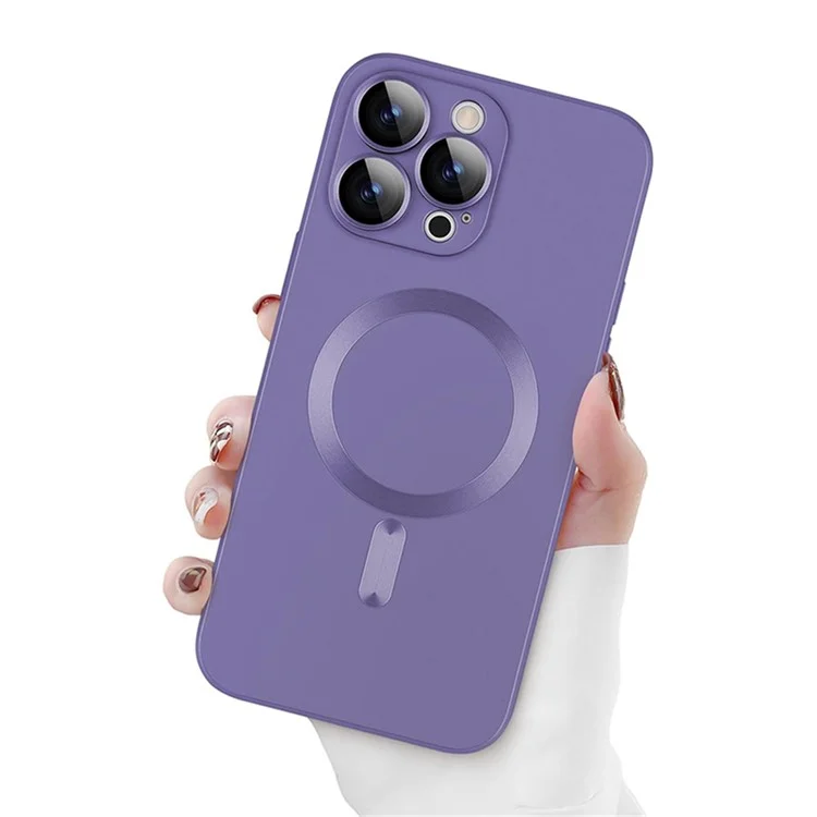 ENKAY HAT PRINCE Per iPhone 16 Case Compatibile con MagSafe Resistente ai Graffi Custodia Telefonica TPU - Viola