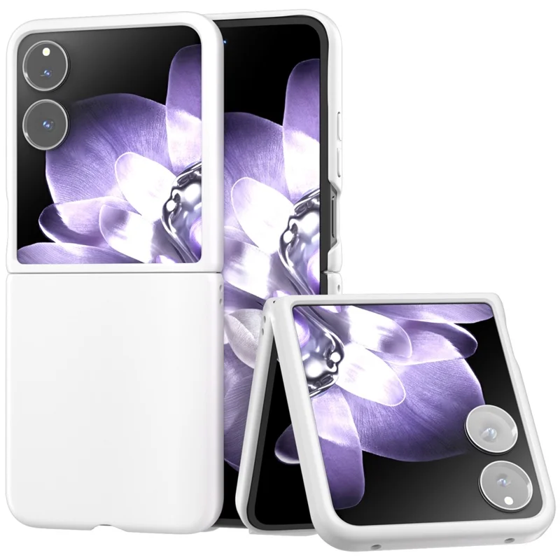 ABEEL For Xiaomi Mix Flip 5G Case Hard PC Protective Phone Cover Skin Touch Feeling - White