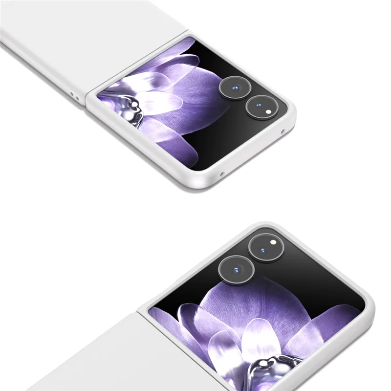 ABEEL For Xiaomi Mix Flip 5G Case Hard PC Protective Phone Cover Skin Touch Feeling - White