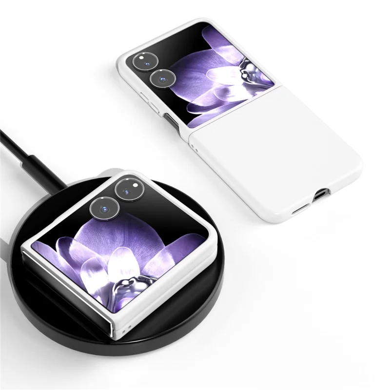 ABEEL For Xiaomi Mix Flip 5G Case Hard PC Protective Phone Cover Skin Touch Feeling - White