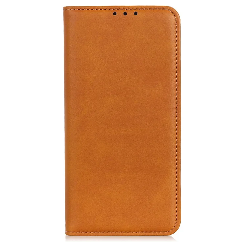 For Samsung Galaxy A16 5G / A16 4G Case Split Leather Flip Wallet Phone Cover - Brown