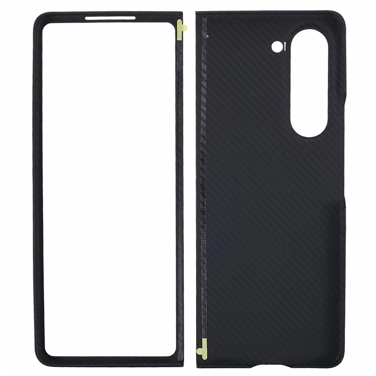 Pour Samsung Galaxy Z Fold6 Case 5G 600D Texture Fine Aramid Couverce Fibre - Noir