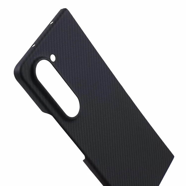 Pour Samsung Galaxy Z Fold6 Case 5G 600D Texture Fine Aramid Couverce Fibre - Noir